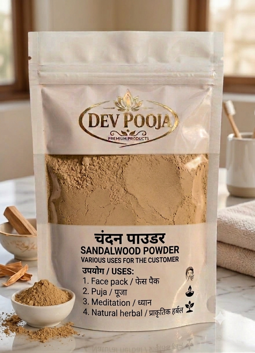 Sandalwood Powder 100% Pure By Dev Pooja