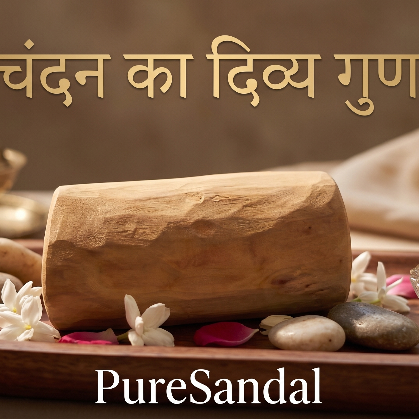 Sandal Wood Log 100% Pure By Dev Pooja